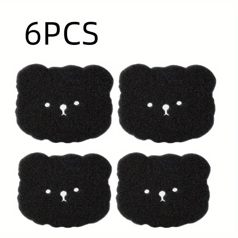 4/8PCS Pet Hair Remover Bear Shape Laundry Ball Washing Machine Lint Catcher Reusable Clothes Sofa Cat Dog Hair Cleaning Sponge